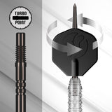 Shot Turbo Dart Points - Steel Tip - Tribal Weapon