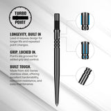Shot Turbo Dart Points - Steel Tip - Tribal Weapon
