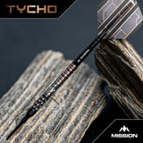 Mission Tycho Darts - Soft Tip - 95% Tungsten - Black & Bronze PVD - 20g