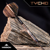 Mission Tycho Darts - Steel Tip - 95% Tungsten - Black & Bronze PVD