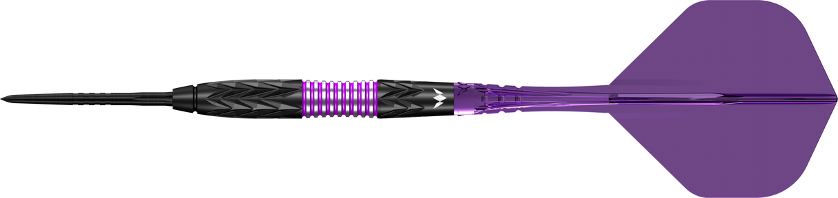 Mission Vector Darts - Steel Tip - 95% Tungsten - Black PVD & Purple Electro