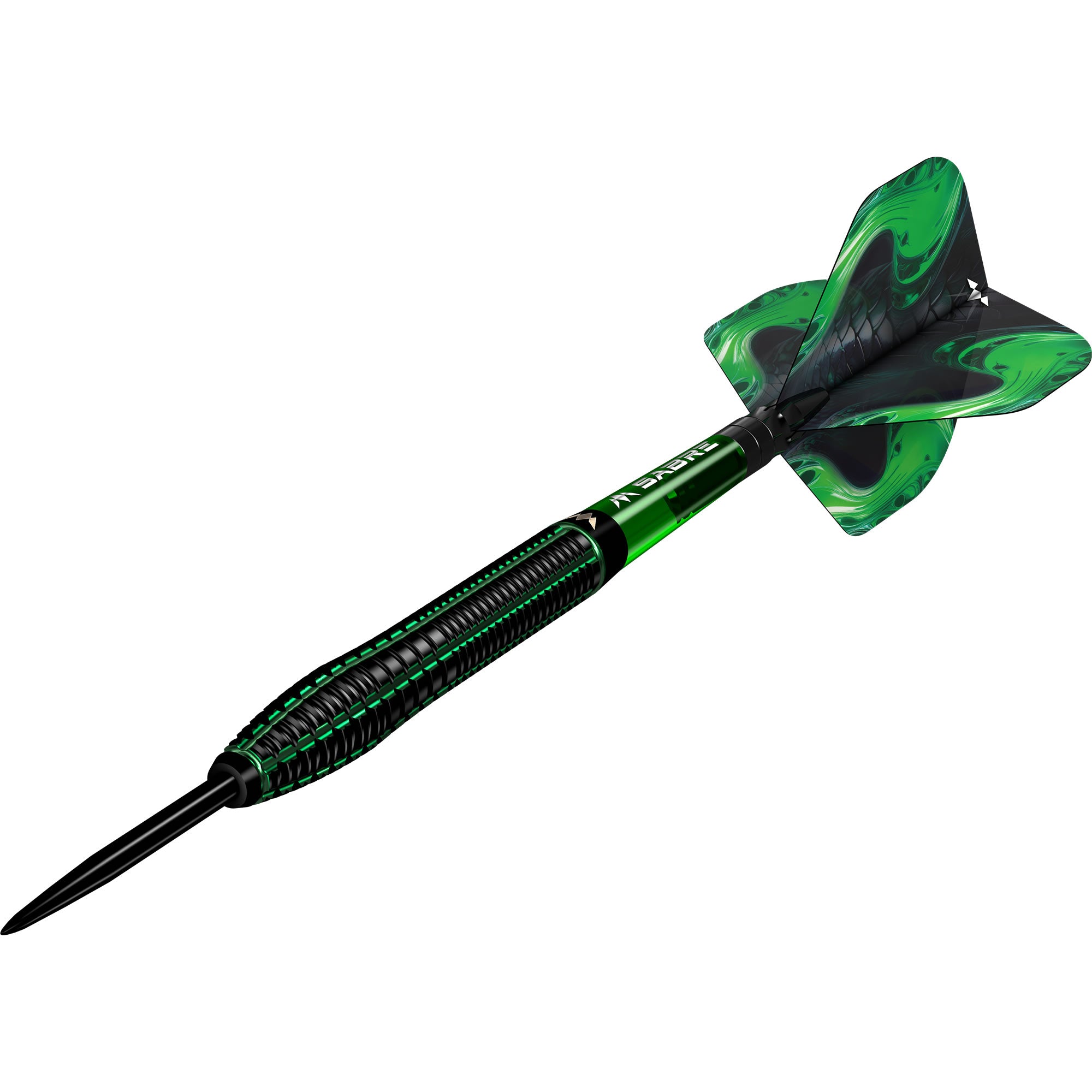 ダーツ MISSION Venom Black&Green Electro 2BA20g Mission Venom Darts – Steel Tip – Black & Green Electro
