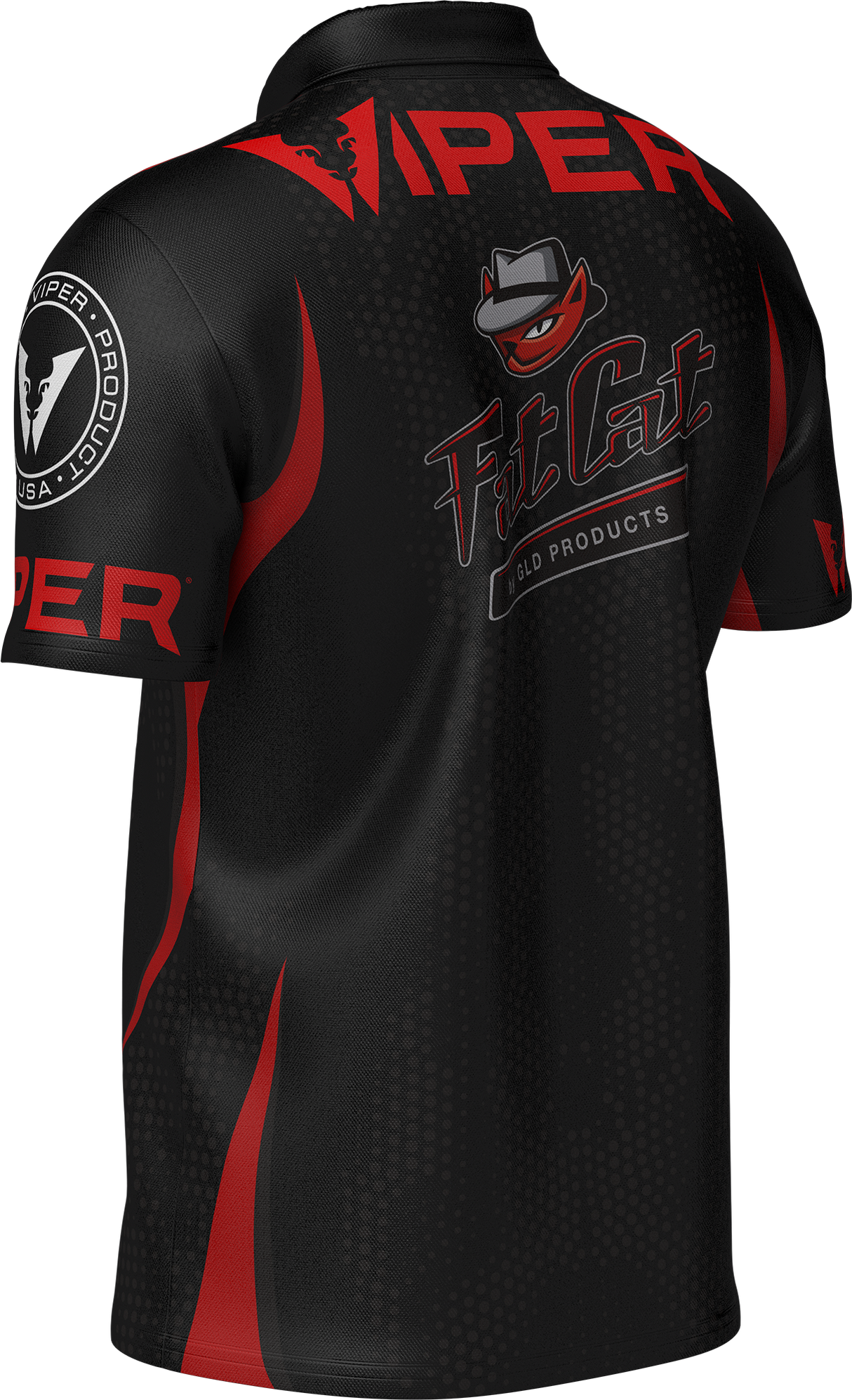 Viper Dart Shirt - Logo - Black & Red