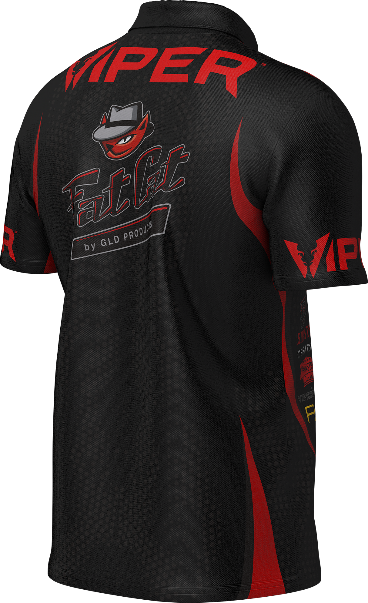 Viper Dart Shirt - Logo - Black & Red