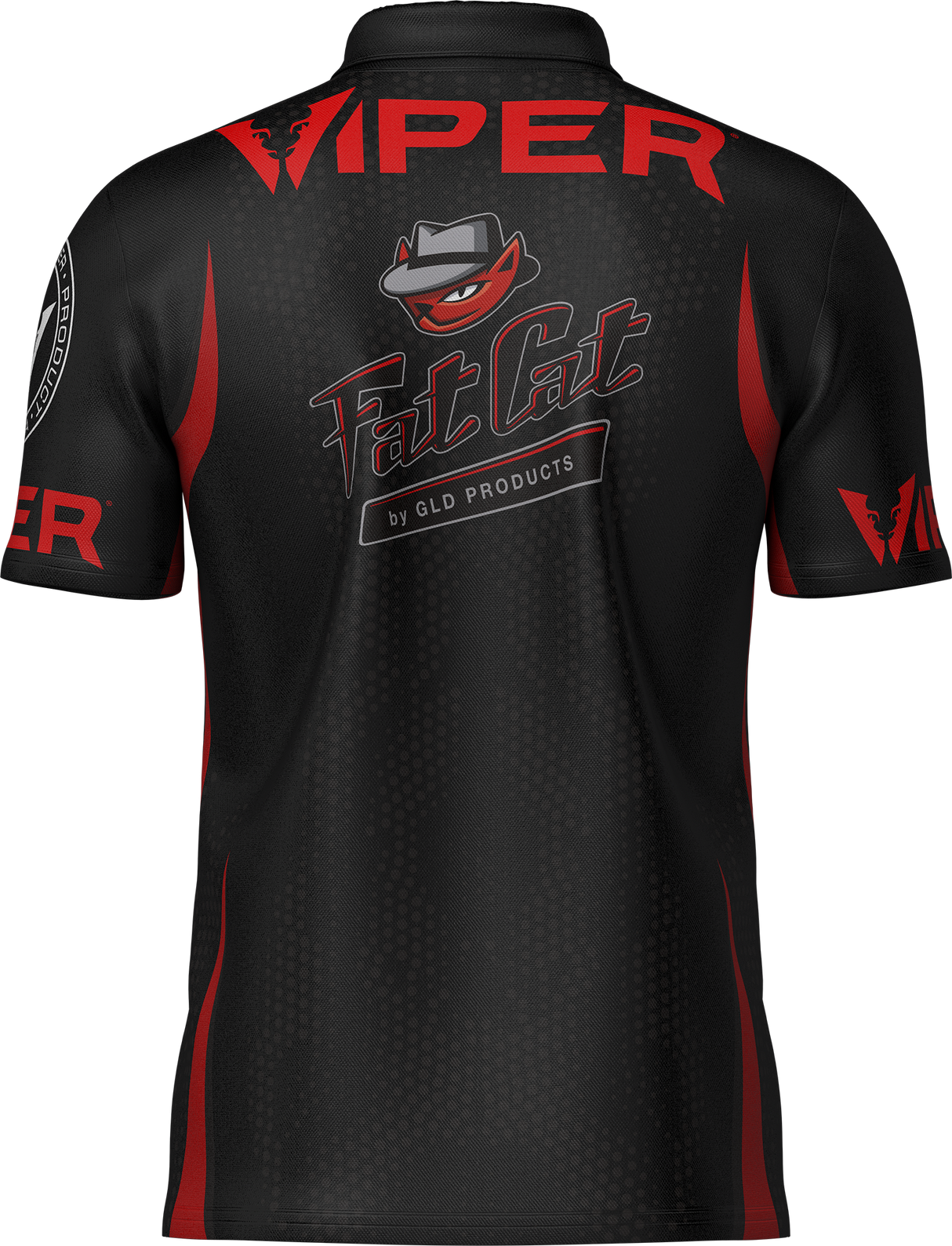 Viper Dart Shirt - Logo - Black & Red