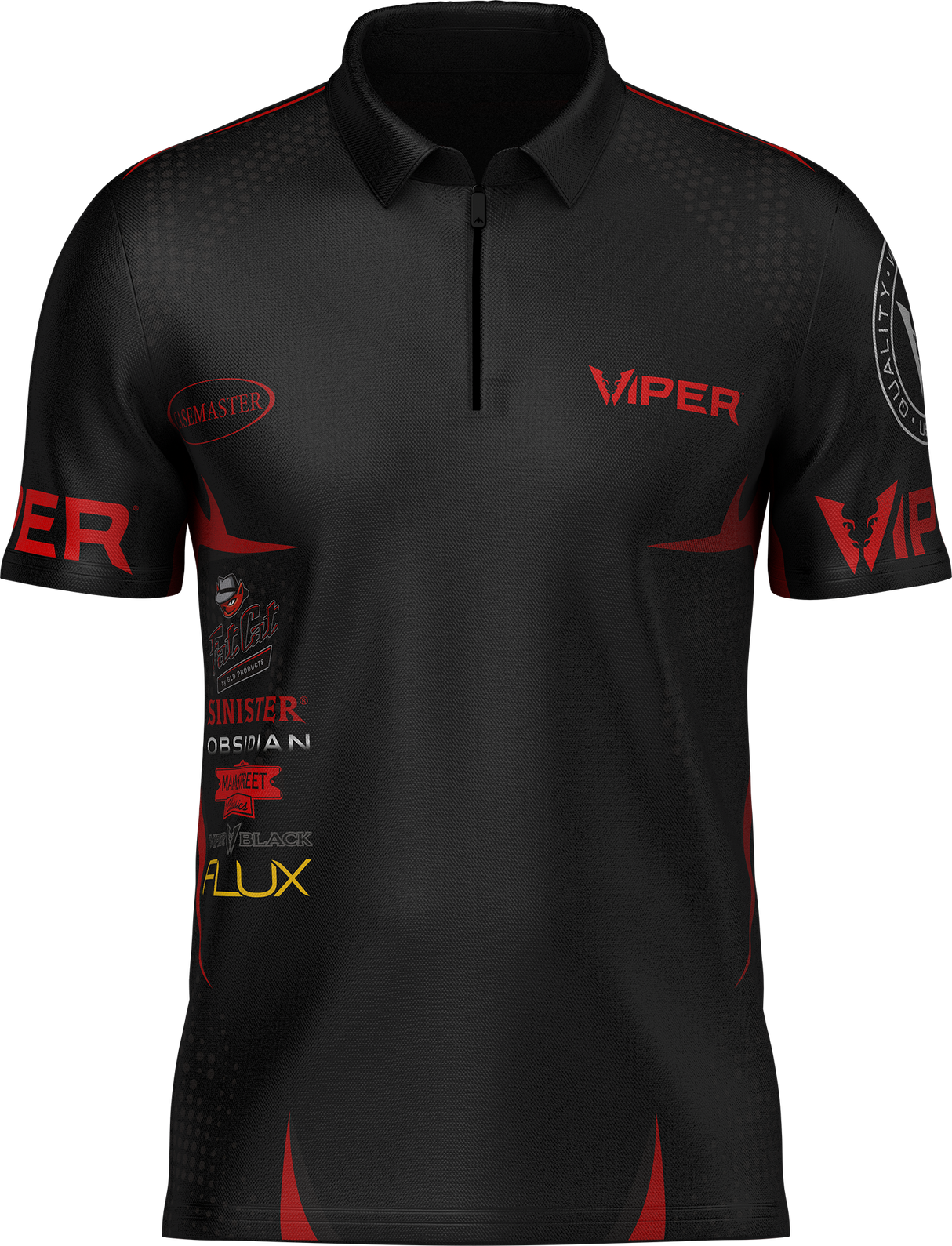 Viper Dart Shirt - Logo - Black & Red