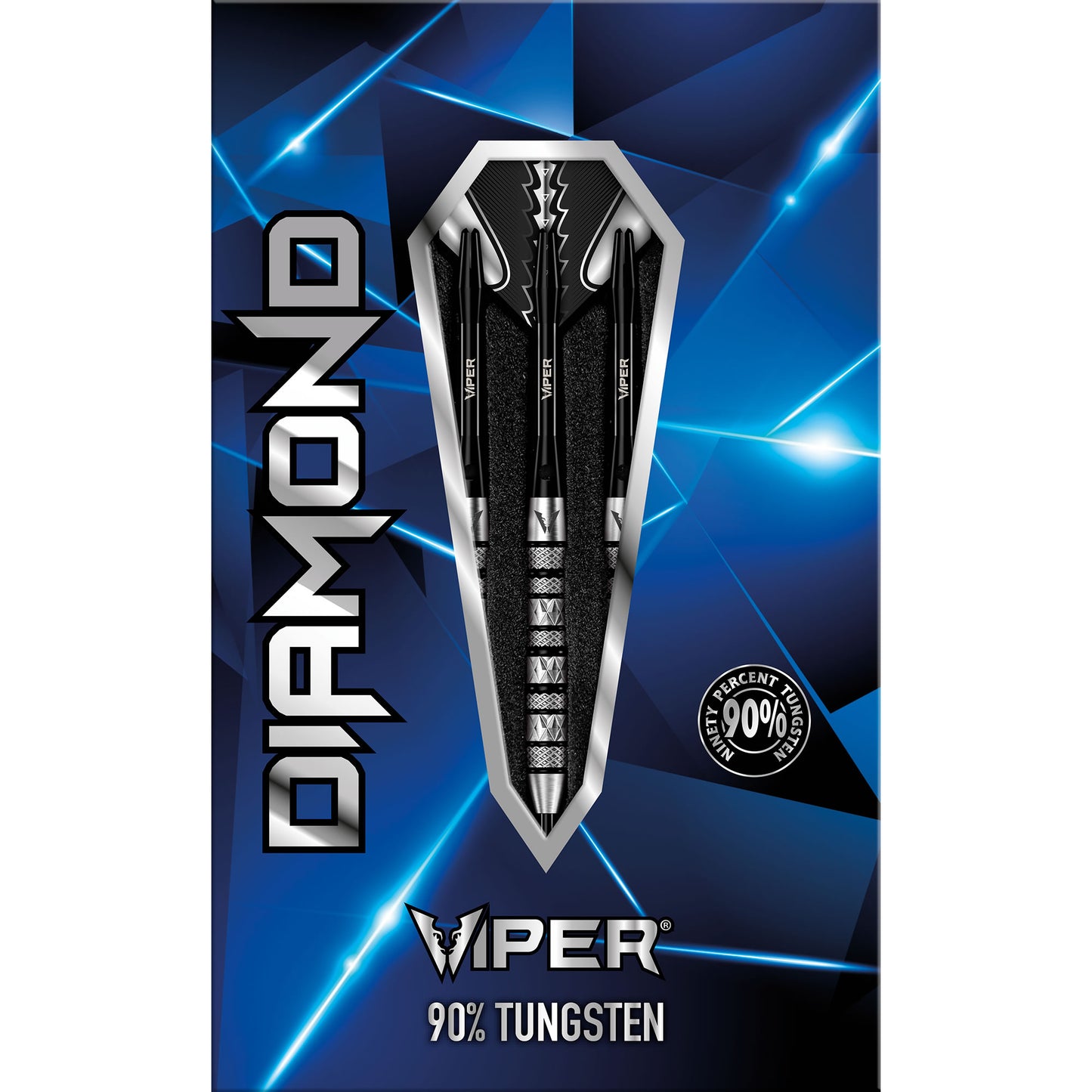 Viper Diamond Darts Steel Tip 95 Knurled S1 TriGrip