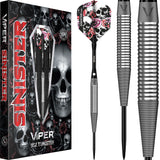 Viper Sinister Darts - Steel Tip - 95% - Sandblasted - S1 - Shark Grip