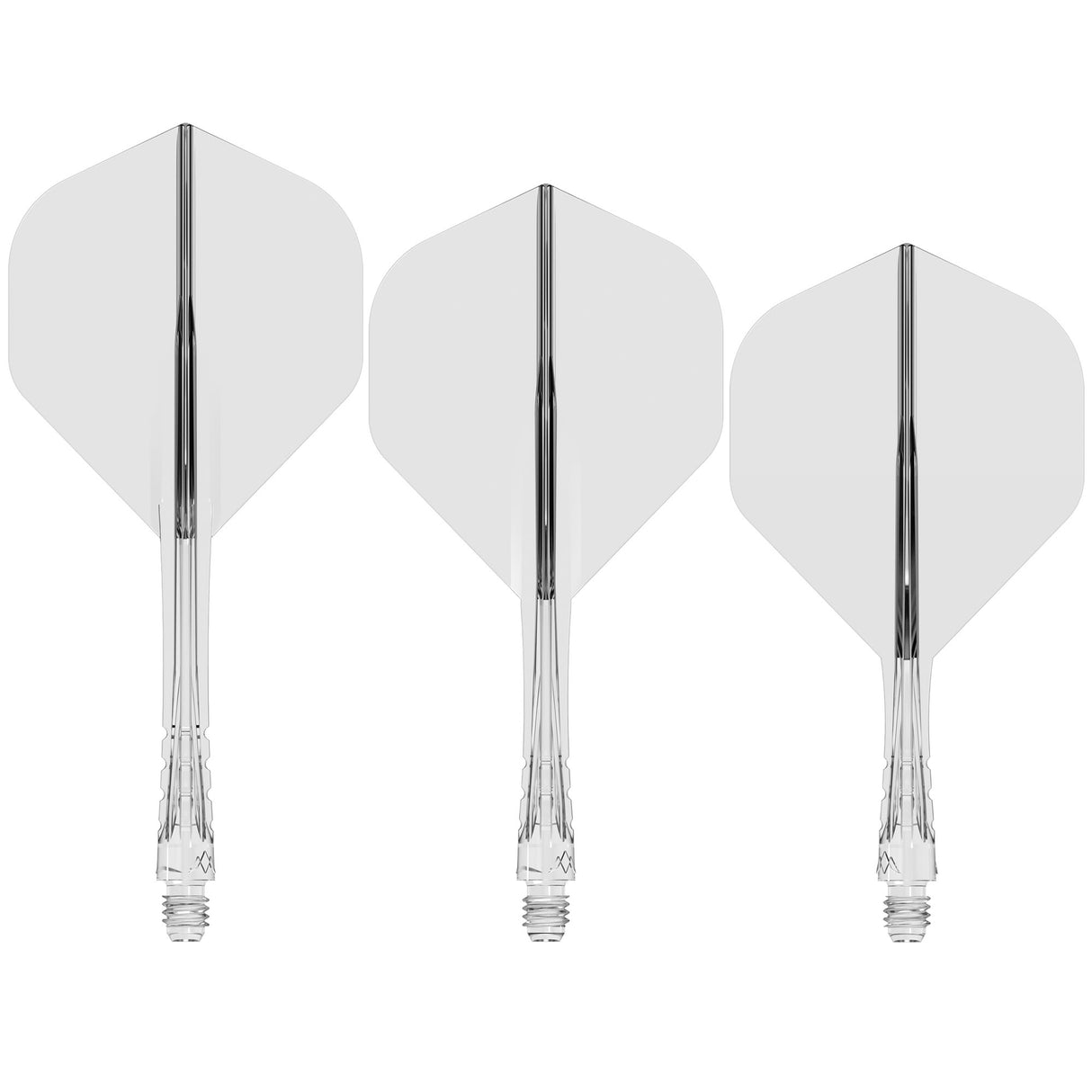 Mission Force 90 Vortex - Moulded Flight & Shaft - Clear