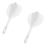 Mission Force 90 Vortex - Moulded Flight & Shaft - Clear