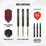 Shot Warrior TP Darts - Steel Tip - 90% Tungsten - Kapene