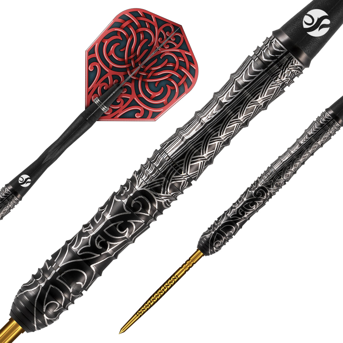 Shot Warrior TP Darts - Steel Tip - 90% Tungsten - Kapene
