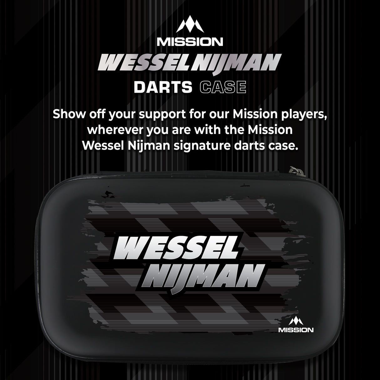 Mission Darts Players- EVA Dart Case - Wessel Nijman