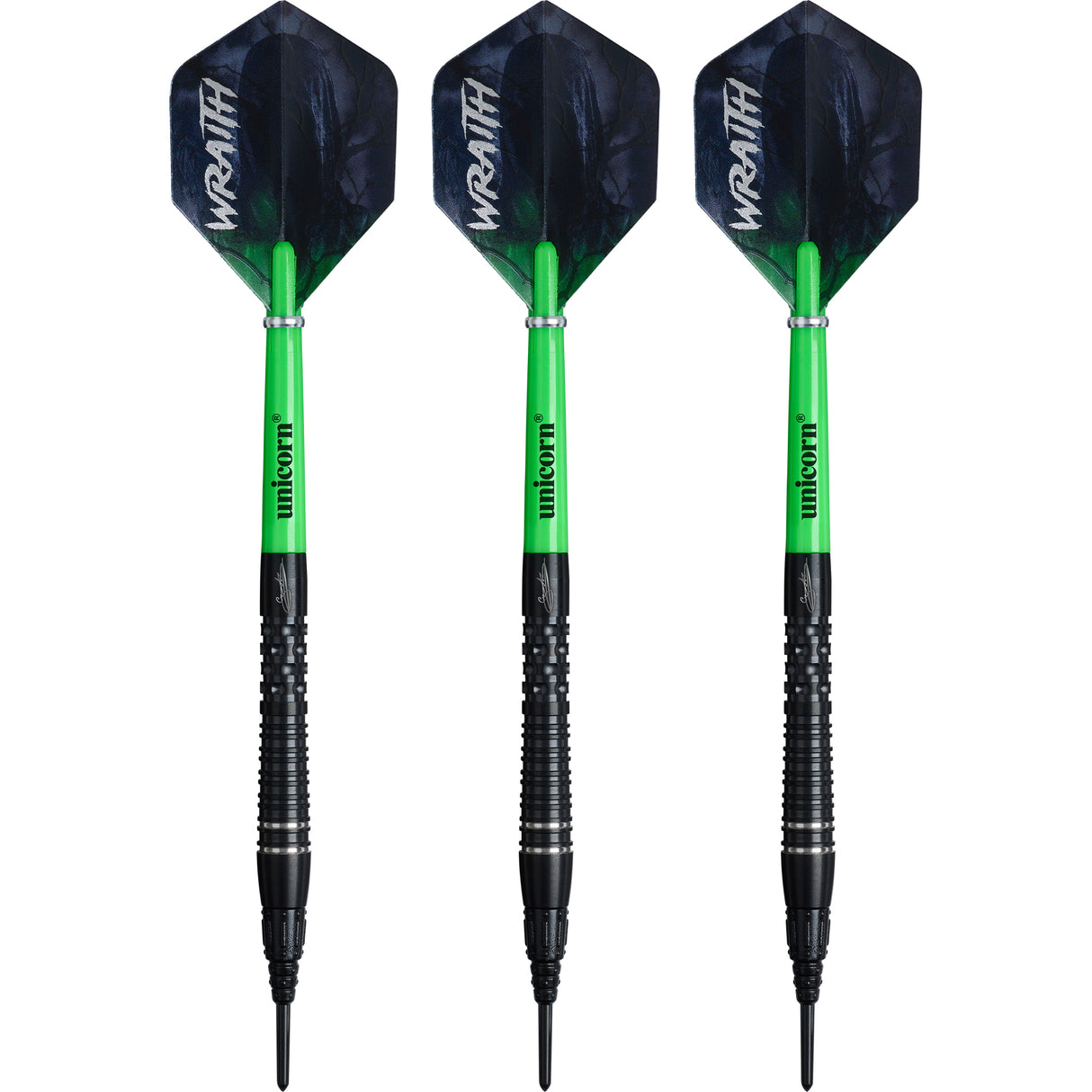 Unicorn Wraith Darts - Soft Tip - 90% Tungsten - Gary Anderson - Phase 6