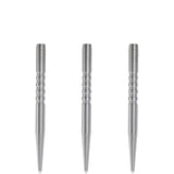 Condor Beak Dart Points - Steel Tip Replacement Points - with Cut - 5 Ring - Silver