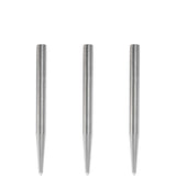 Condor Beak Dart Points - Steel Tip Replacement Points - without Cut - Smooth - Silver