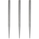 Condor Beak Dart Points - Steel Tip Replacement Points - without Cut - Smooth - Silver