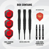 Shot Zen Darts - Soft Tip - 90% Tungsten - Scallop