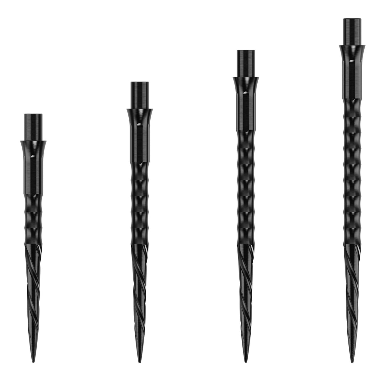 Caliburn Replaceable Dart Points - Spiro - No Lip - Black