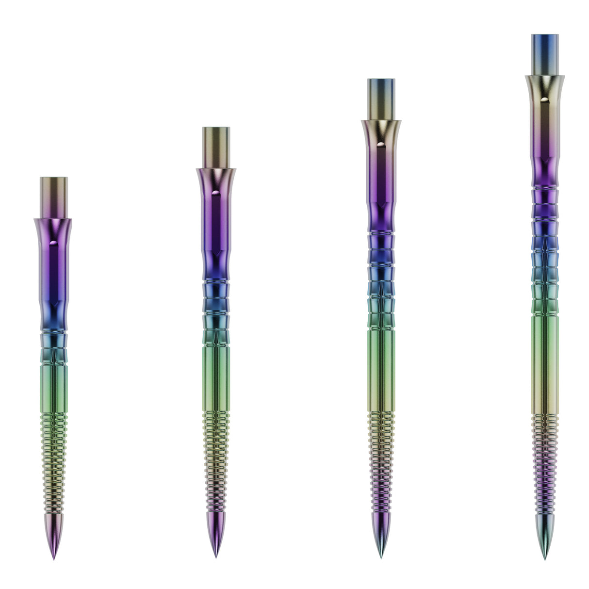 Caliburn Replaceable Dart Points - Bamboo - Rainbow