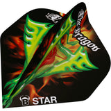 BULL'S B-Star Dart Flights - 100 Micron - A-Std - The Dragon