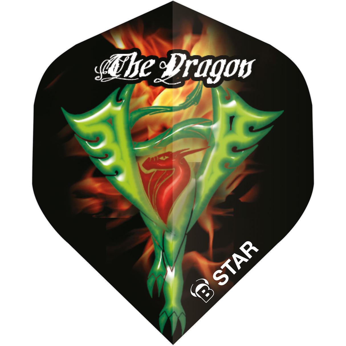 BULL'S B-Star Dart Flights - 100 Micron - A-Std - The Dragon