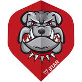 BULL'S B-Star Dart Flights - 100 Micron - A-Std - Bulldog