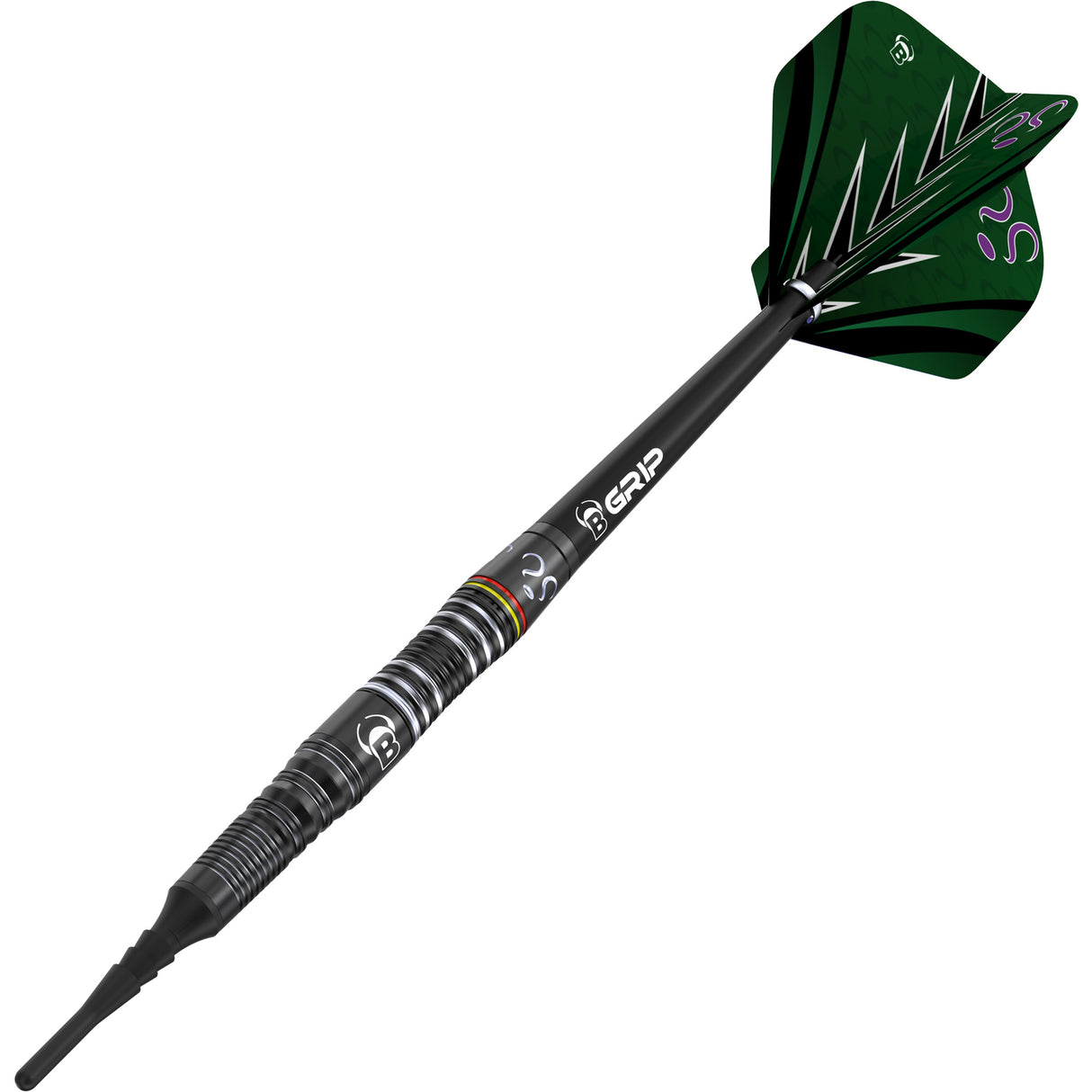 BULL'S Brian Raman Darts - Soft Tip - 90% Tungsten - Black Titanium