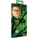 BULL'S Luc Peters Darts - Steel Tip - 90% Tungsten - Black Titanium