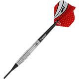 BULL'S Dot D1 Darts - Soft Tip - 90% Tungsten - Rear Shark