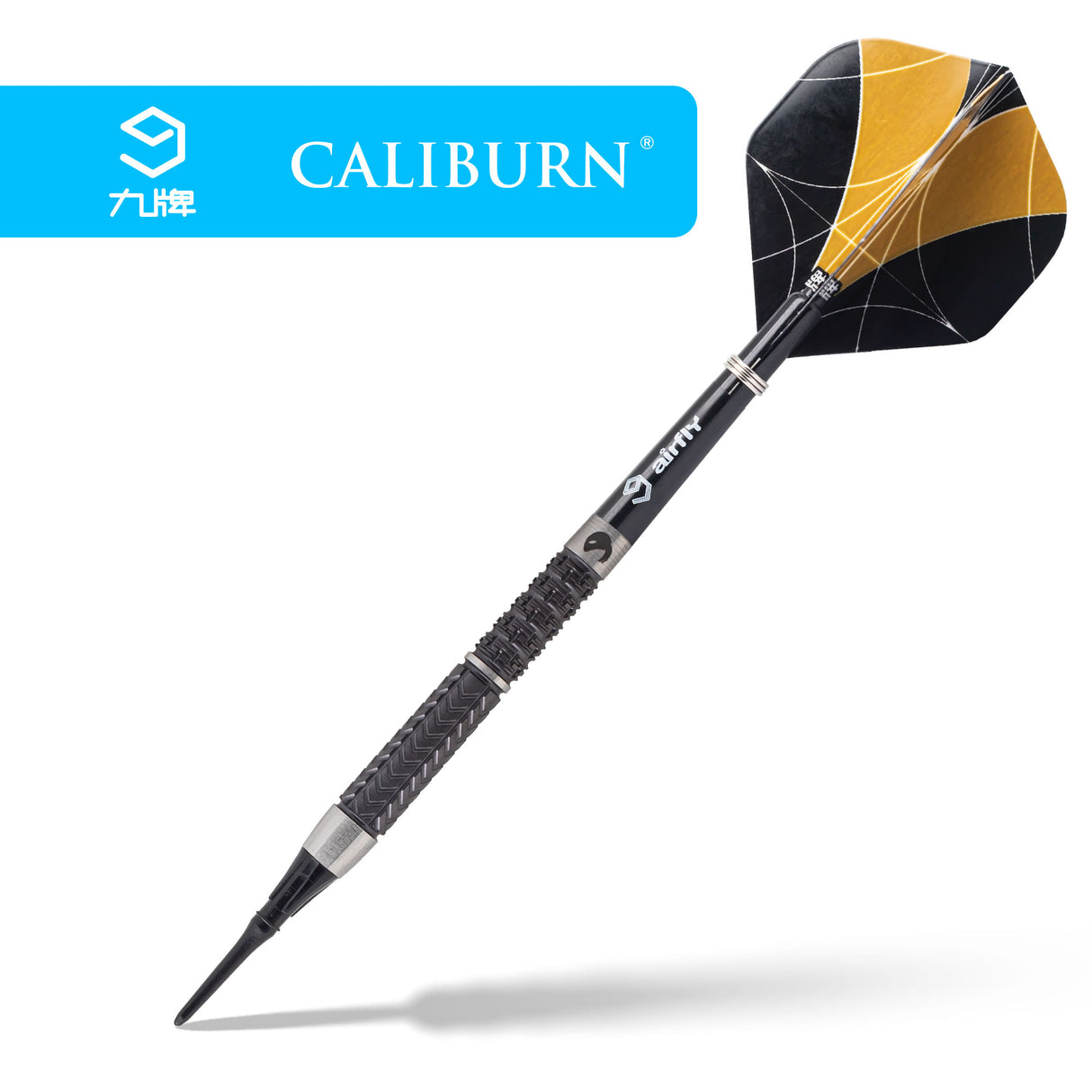 Caliburn Player Darts - Soft Tip - 95% - Black Titanium - ET II