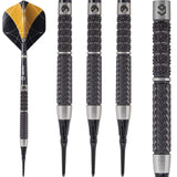 Caliburn Player Darts - Soft Tip - 95% - Black Titanium - ET II