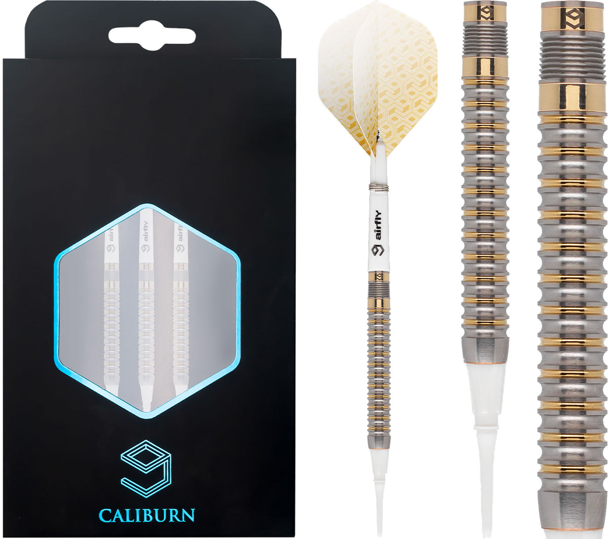 Caliburn Artisan II Darts - Soft Tip - 90% - Gold