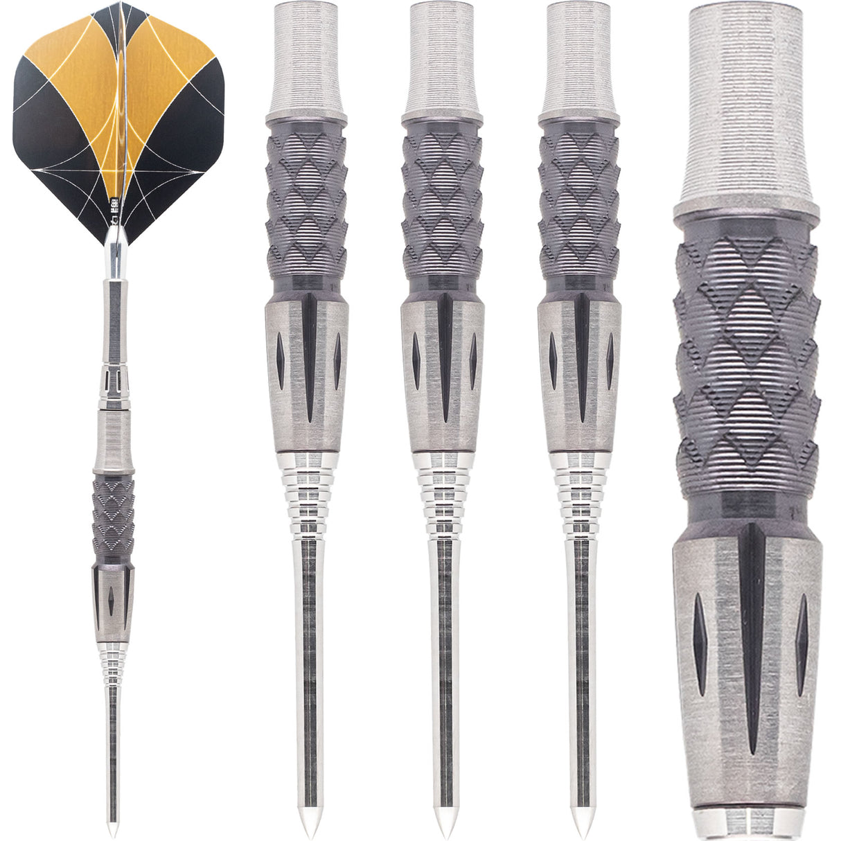 Caliburn Black Dragon Darts - Soft Tip - 97.5% - Black