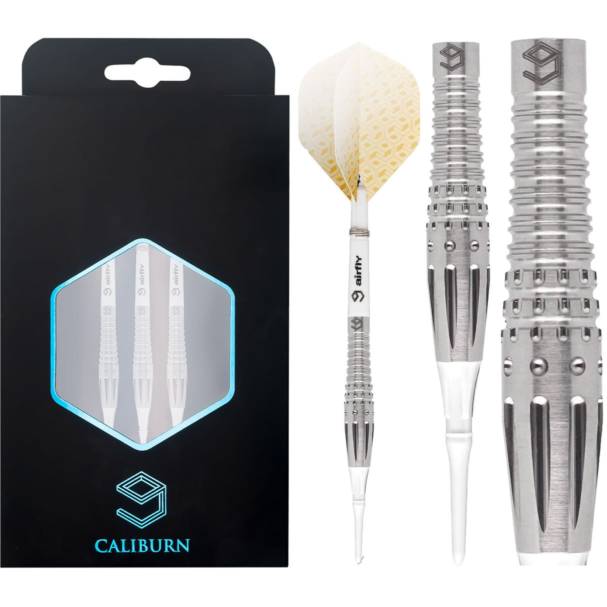 *Caliburn Cowboy Darts - Soft Tip - 90% - Natural - 18g