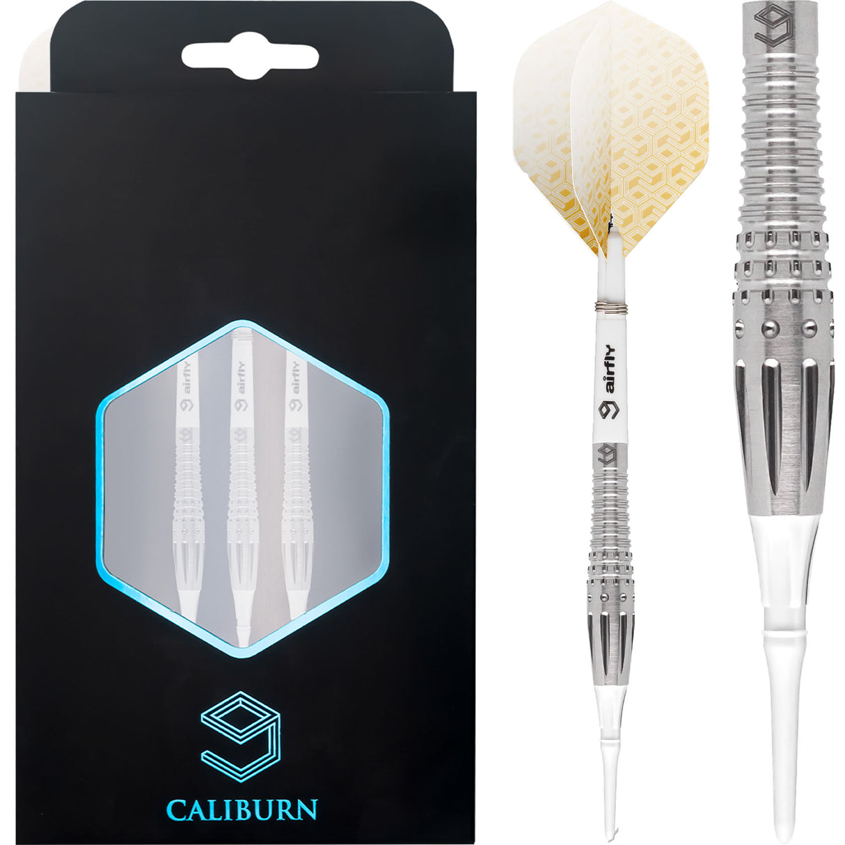 *Caliburn Cowboy Darts - Soft Tip - 90% - Natural - 18g