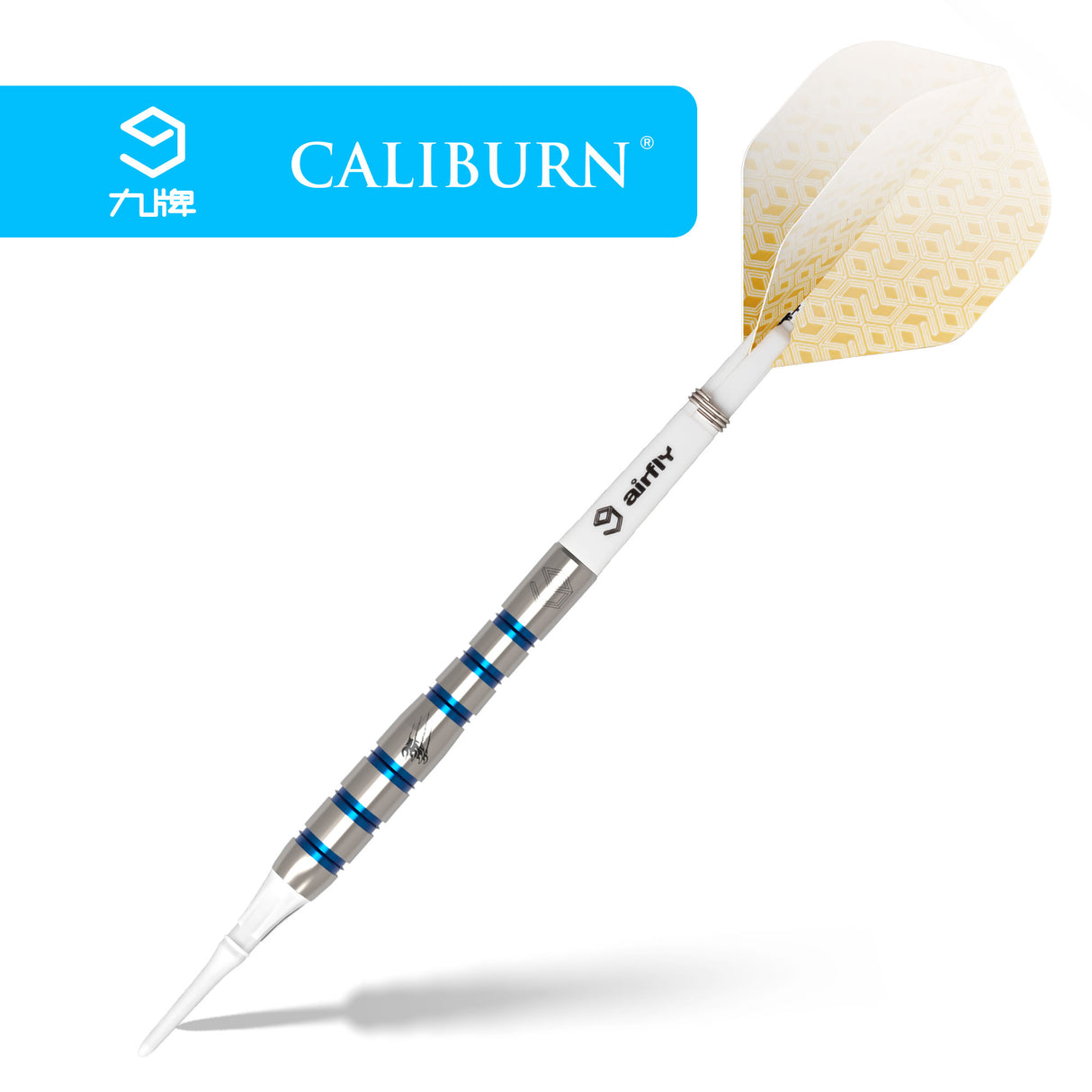 *Caliburn Player Darts - Soft Tip - 90% - Blue Ring - Ice Cat