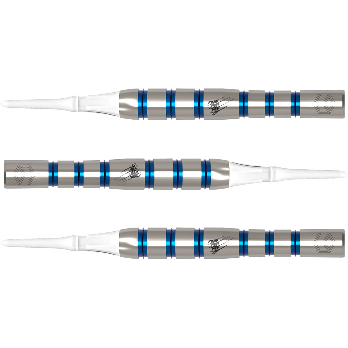 *Caliburn Player Darts - Soft Tip - 90% - Blue Ring - Ice Cat