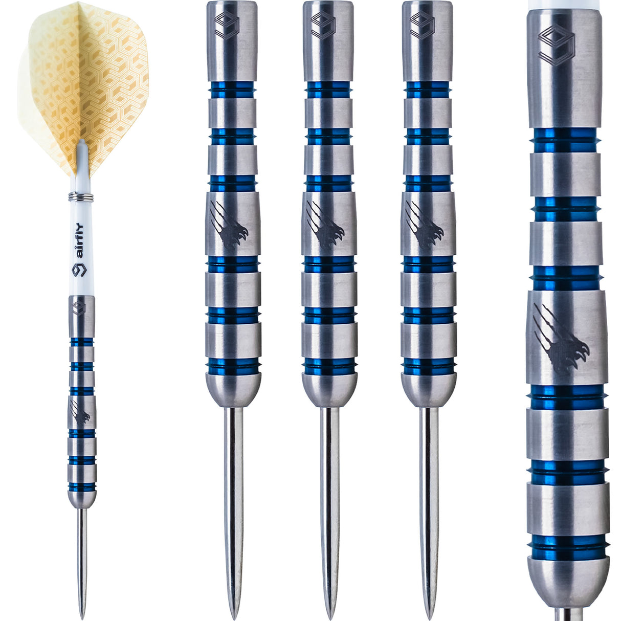 *Caliburn Player Darts - Steel Tip - 90% - Blue Ring - Ice Cat
