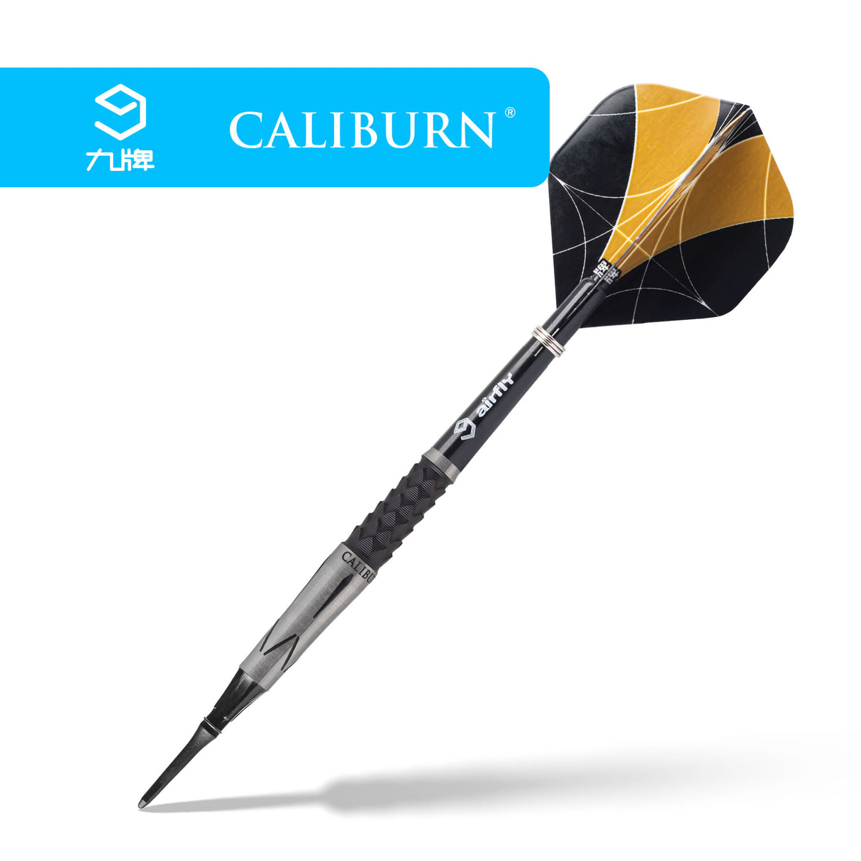 *Caliburn Player Darts - Soft Tip - 95% - Black Titanium - Mamba