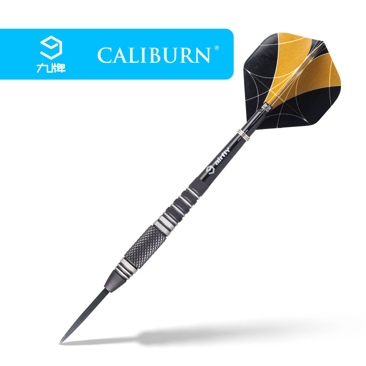 *Caliburn Marshal Darts - Steel Tip - 90% - M1 - Black Titanium