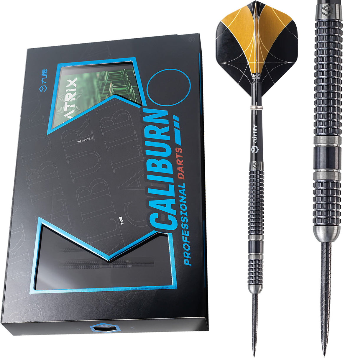 *Caliburn Matrix I Darts - Steel Tip - 90% - A1 - Black