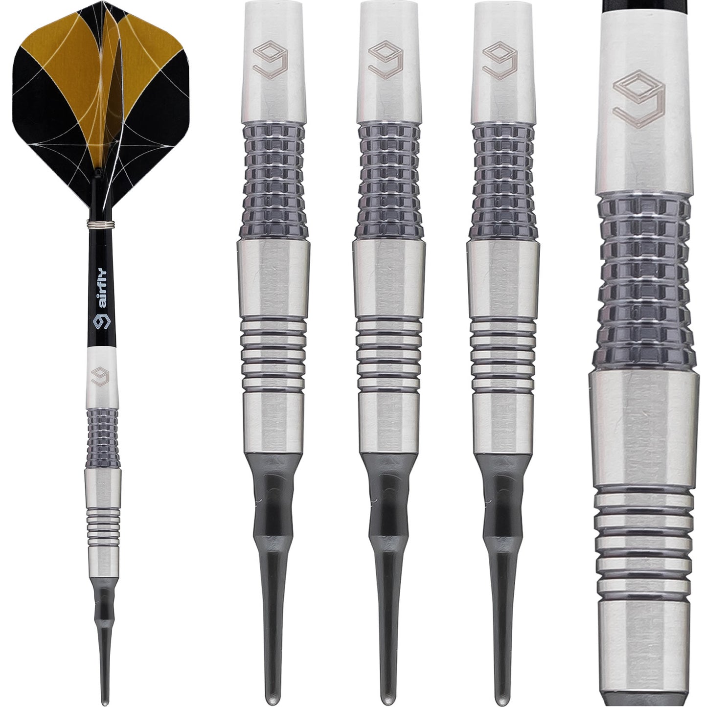 Caliburn Matrix II Darts Soft Tip 90 M2 Black