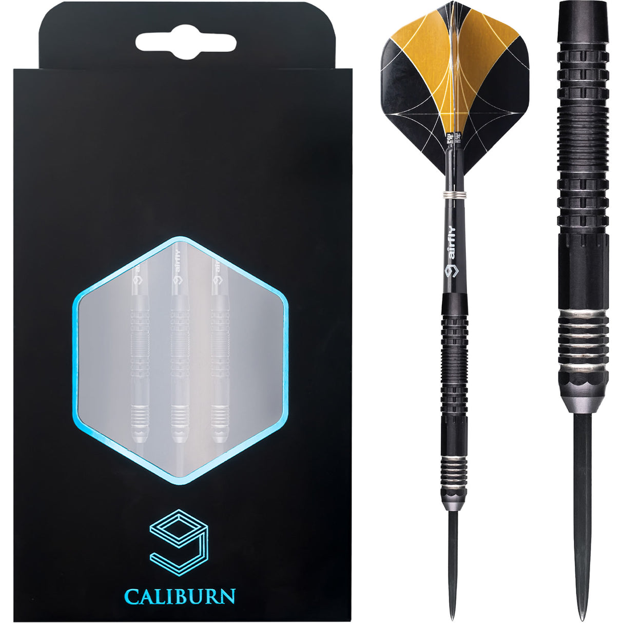Caliburn Matrix I Darts - Steel Tip - 90% - C1 - Black