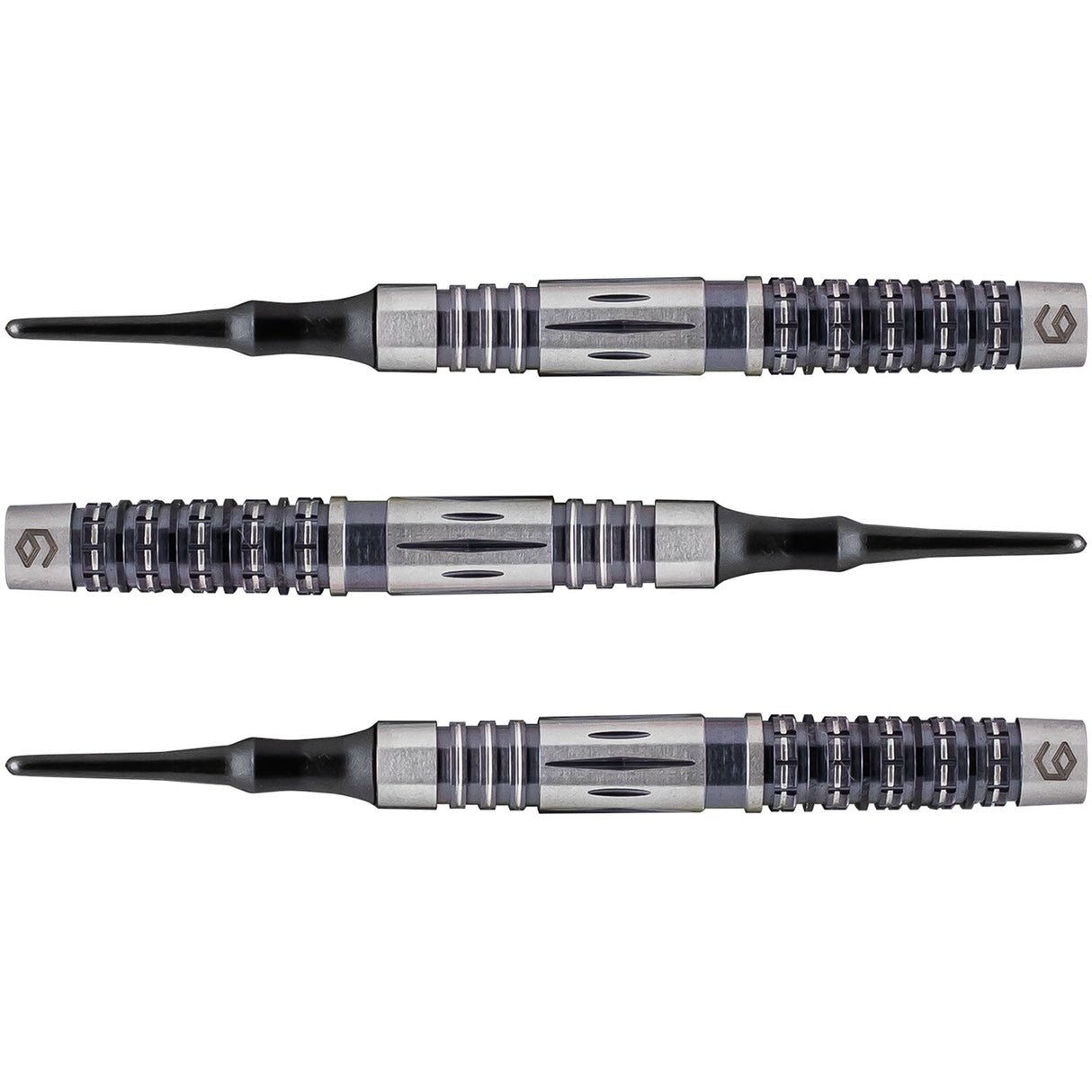 *Caliburn Nights Watch Darts - Soft Tip - 95% - N1 - Black