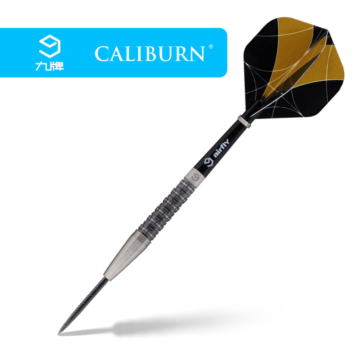 *Caliburn Nights Watch Darts - Steel Tip - 95% - N2 - Black