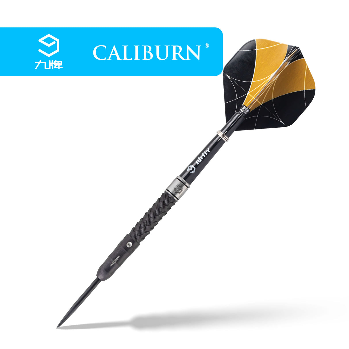 Caliburn Player Darts - Steel Tip - 95% - Black Titanium - Orca