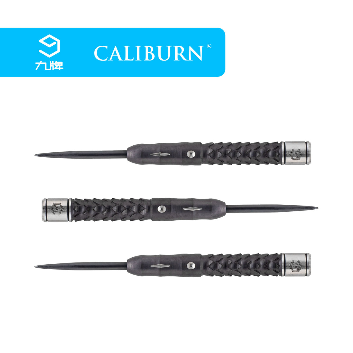 Caliburn Player Darts - Steel Tip - 95% - Black Titanium - Orca