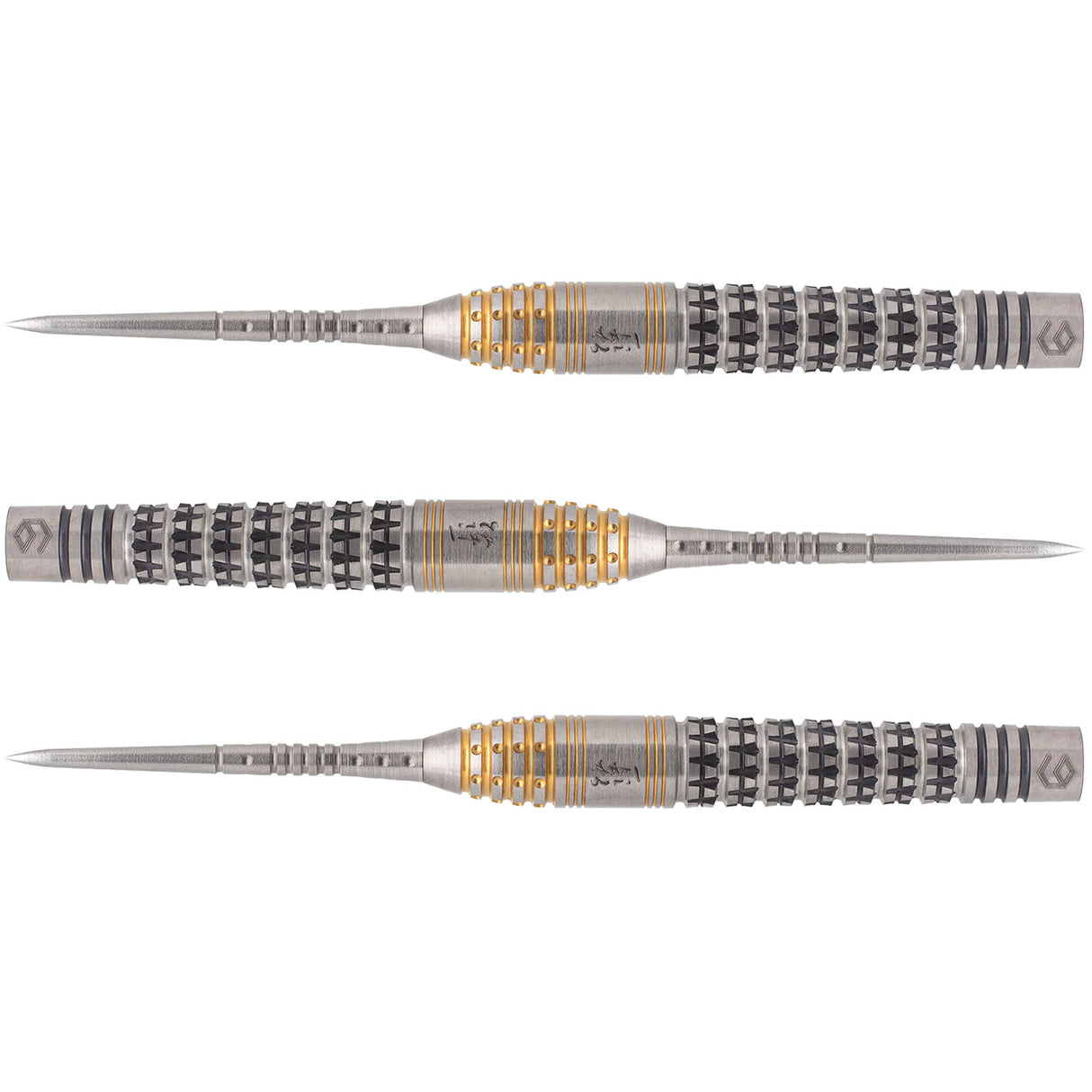 Caliburn Player Darts - Steel Tip - 90% - Silver & Gold - Han