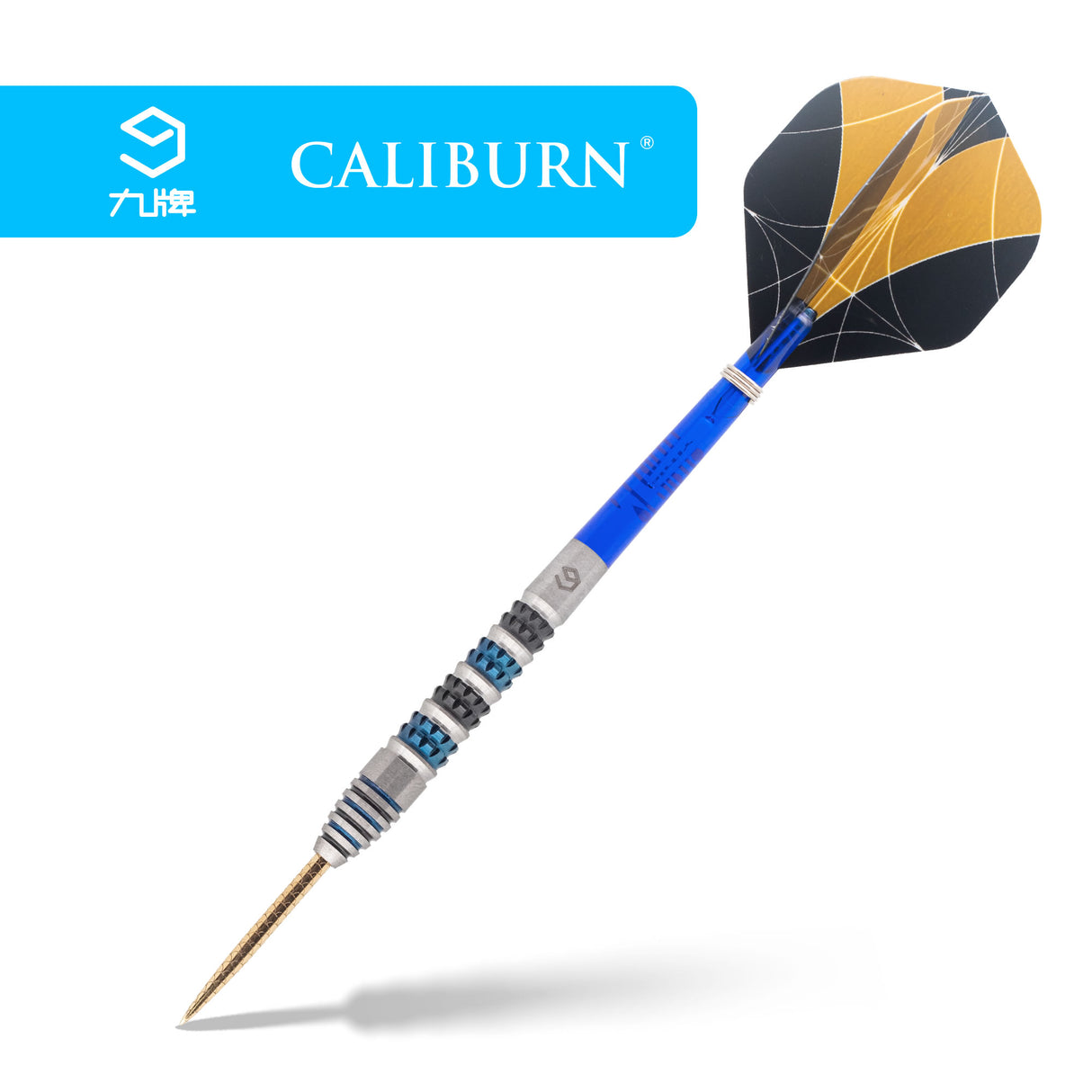 Caliburn Ringerike Darts - Steel Tip - 90% - Black & Blue